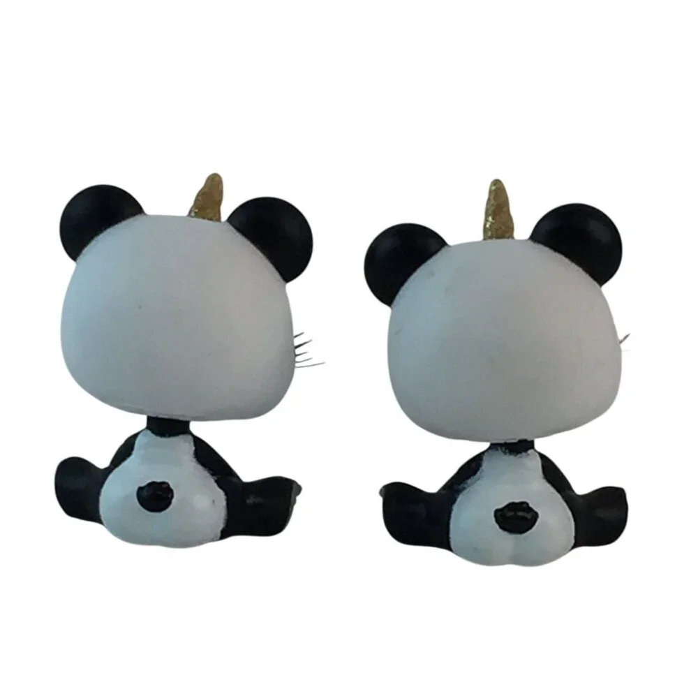 Poopsie Surprise Cutie Tooties‎ Cuddles Panda Unicorn Figures Black White RARE